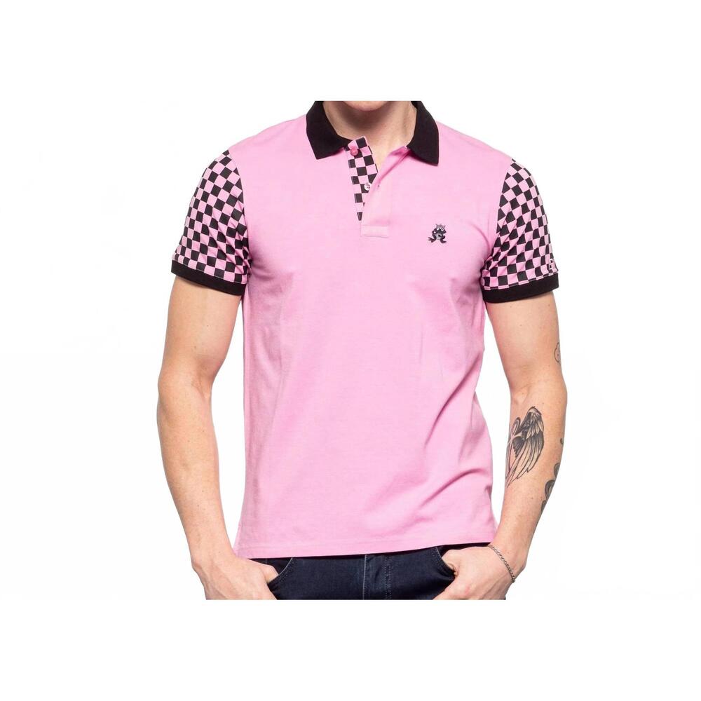 NEW EIGHT X frog chicane polo in pink